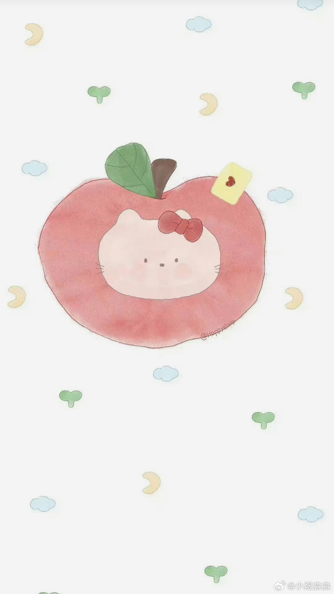 分享一组卡通可爱壁纸𝙎𝙝𝙖𝙧𝙚｜手机壁纸｜ins风｜高清无水印｜美食壁