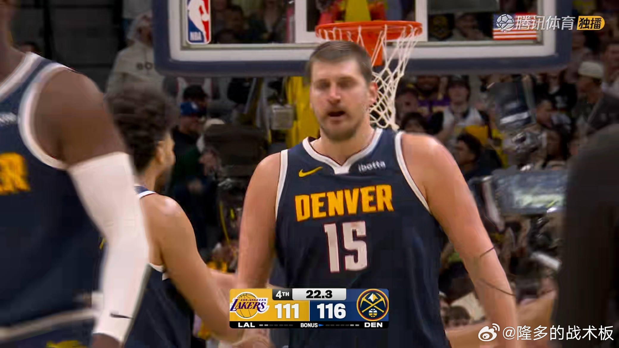 哎！就差一口气续不上湖人vs掘金