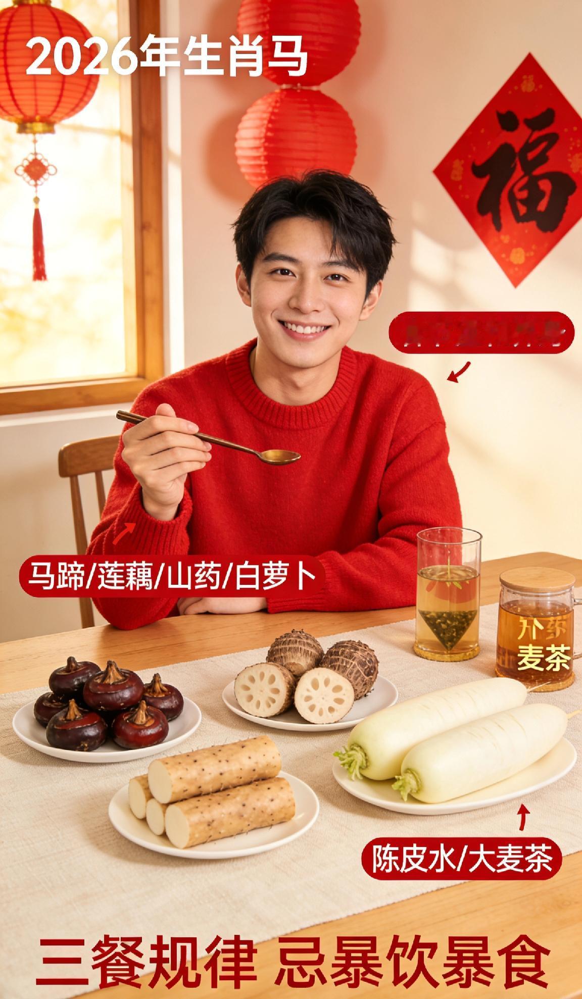 饭后喝杯陈皮水/大麦茶，消食解腻，不积食不上火
三餐规律，忌暴饮暴食，温和养身才