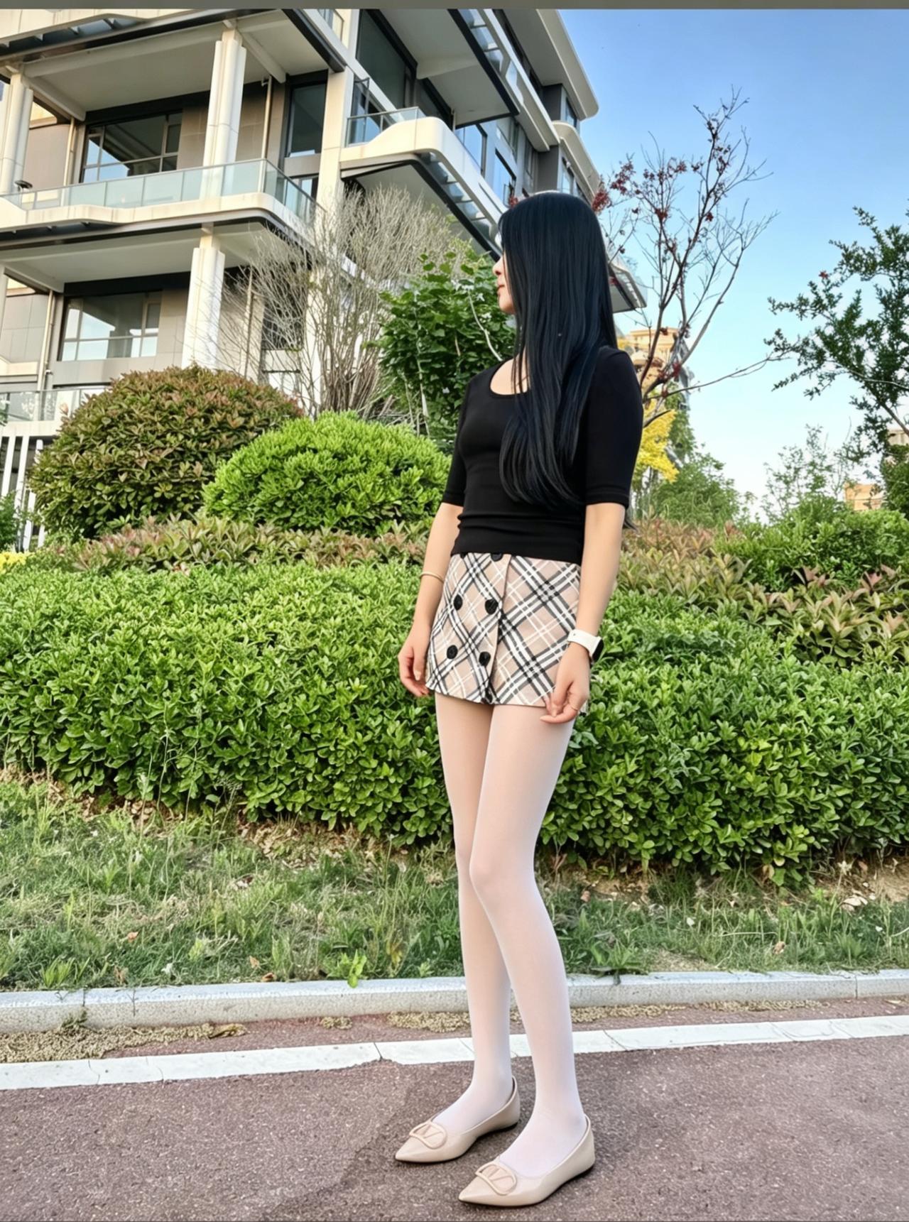 黑发少女