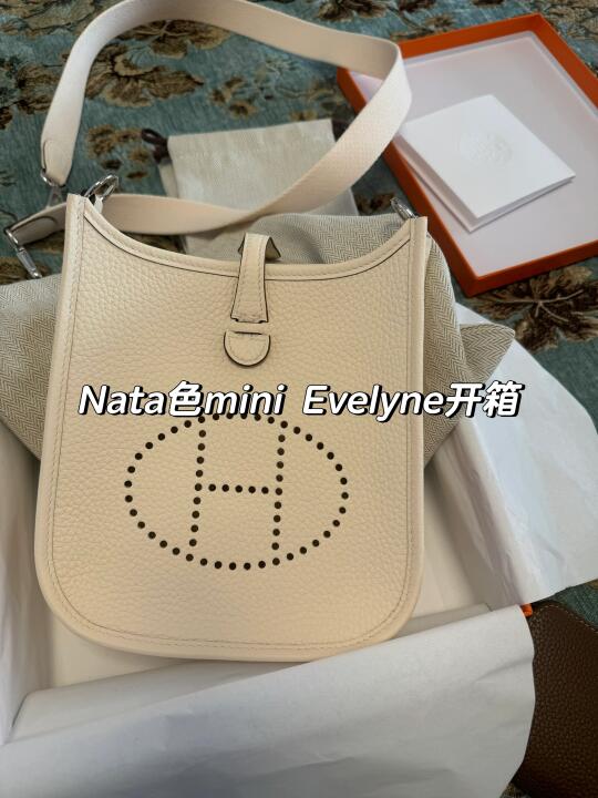 奶油白的mini Evelyne
