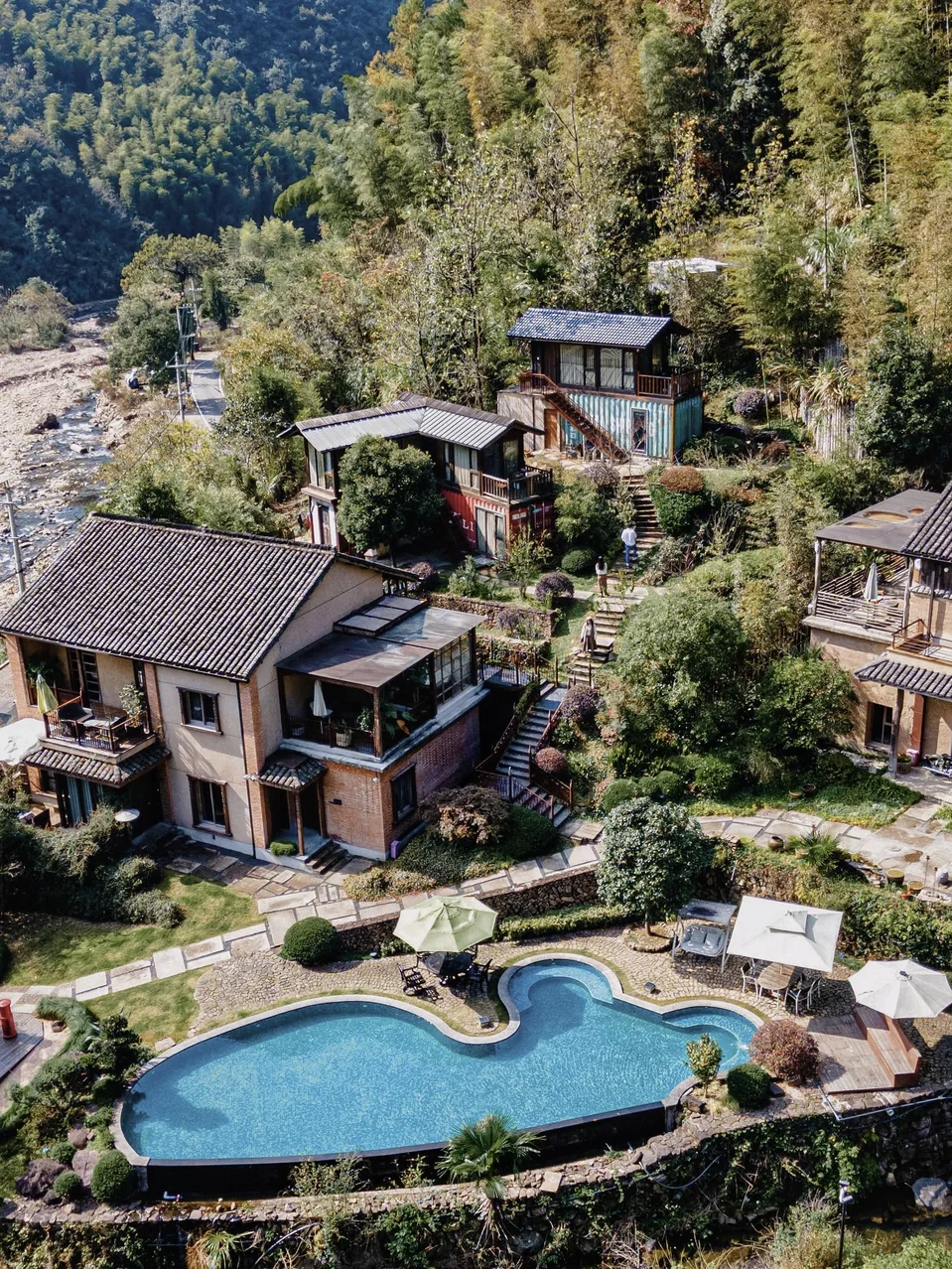 浙江桐庐🍂山谷中的仙境 溪水潺潺 乡野风情