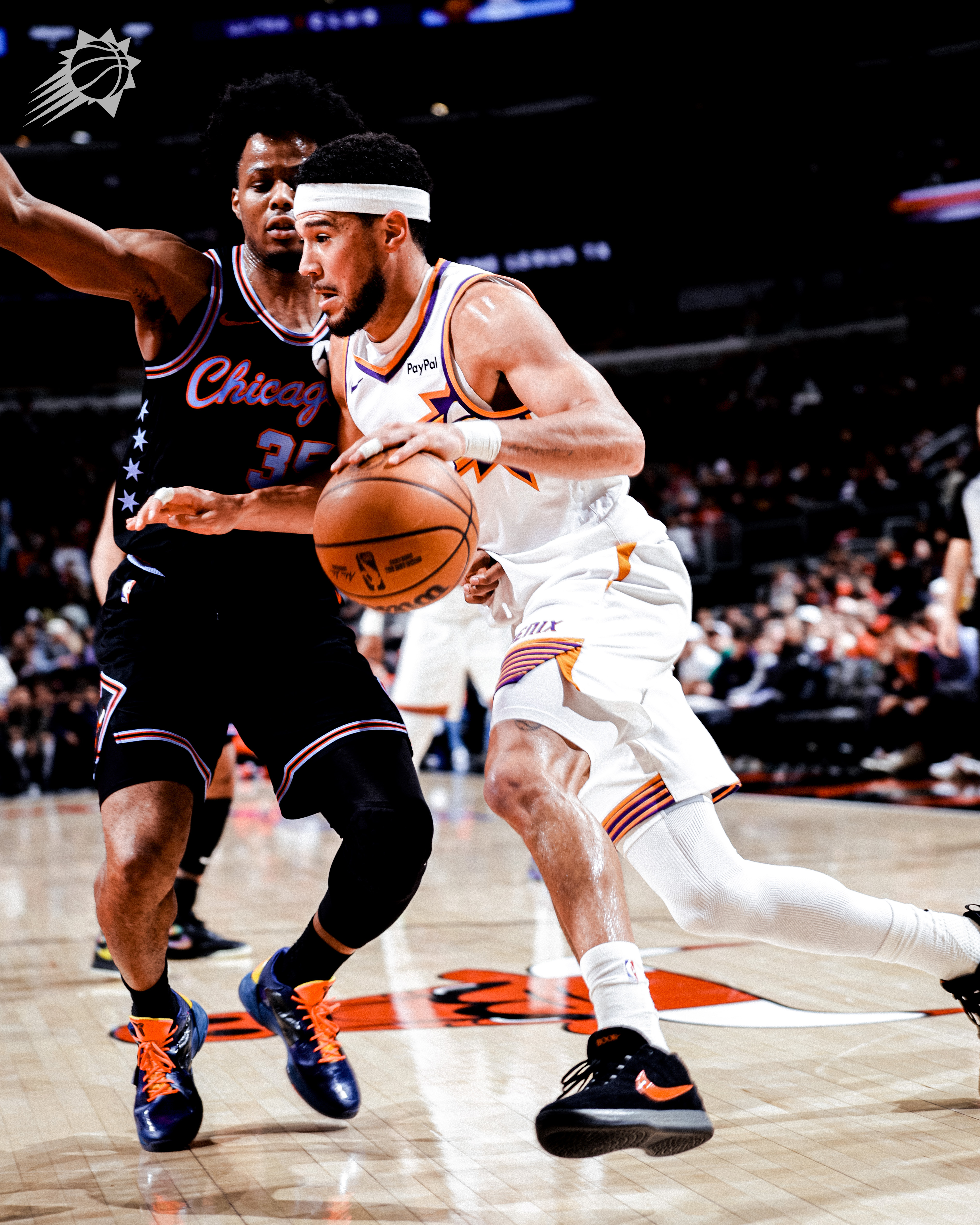 布克单打河村成功，已经拿下8分菲尼克斯太阳 ｜太阳vs公牛 ｜旭日东升