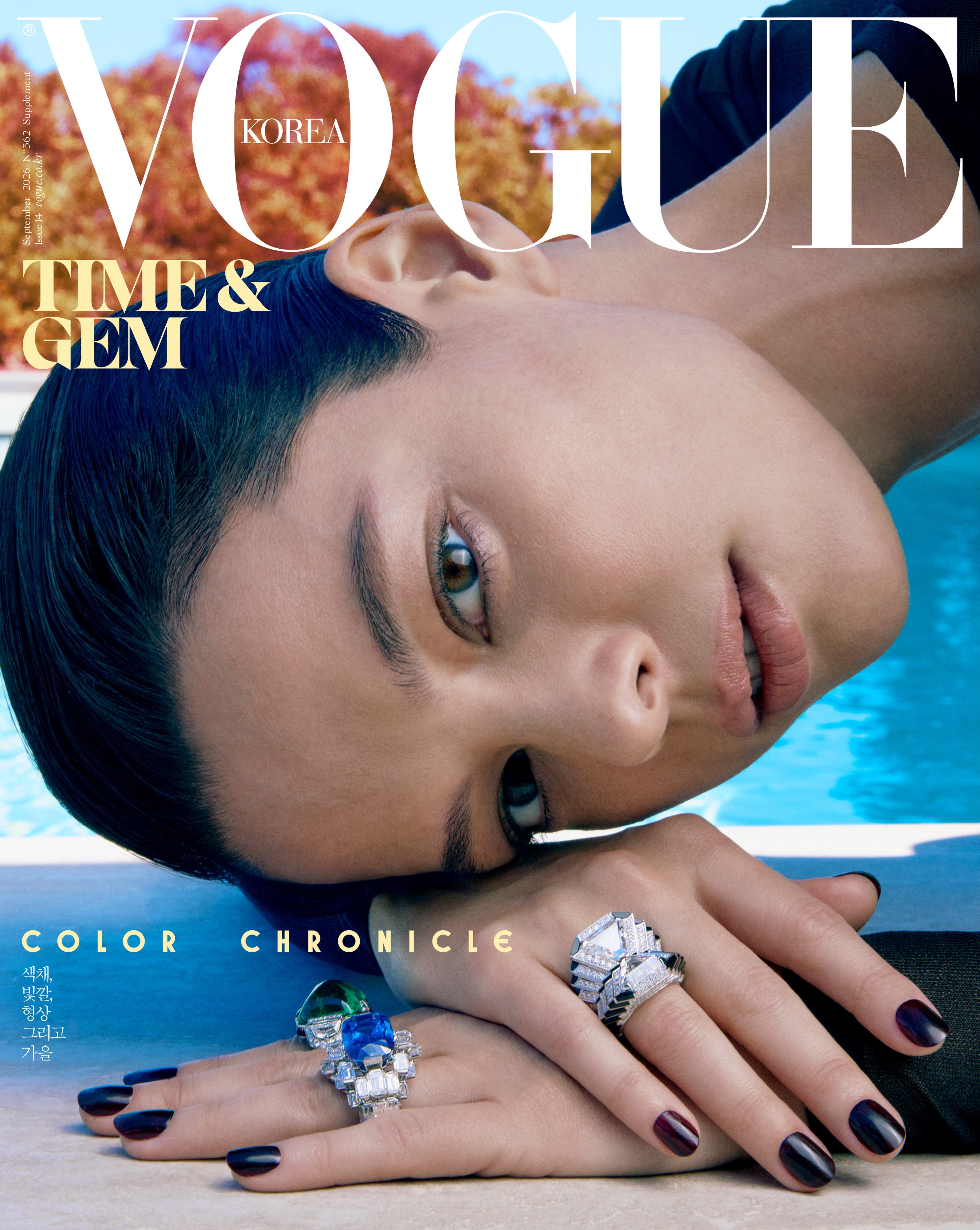 卡地亚连续两个月在韩区杂志的密集宣传八月VOGUE  KOREA 三十周年刊九月