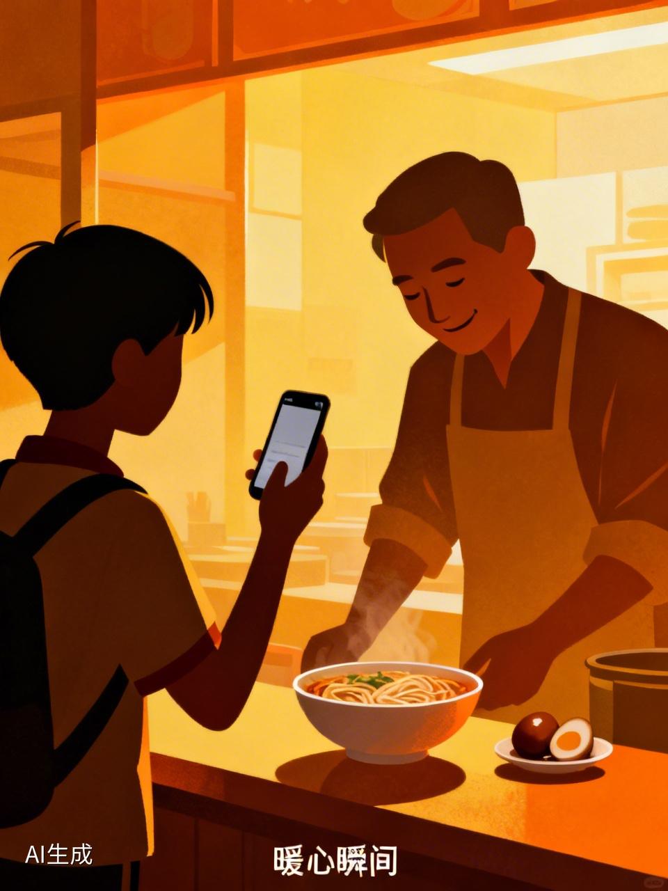 近日，安徽阜阳临泉县一面馆内发生的一幕太暖心了。几个临泉五中九年级的学生，放学后