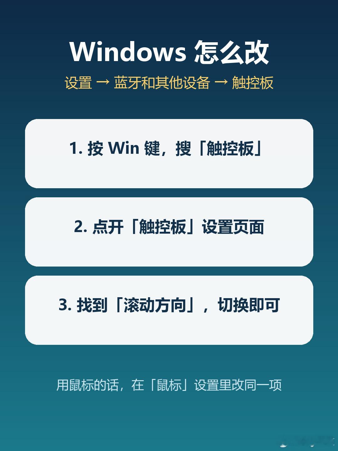 是不是很多人用笔记本触控板总感觉操作很别扭，上下滑动总感觉是反的，总怀疑是自己手
