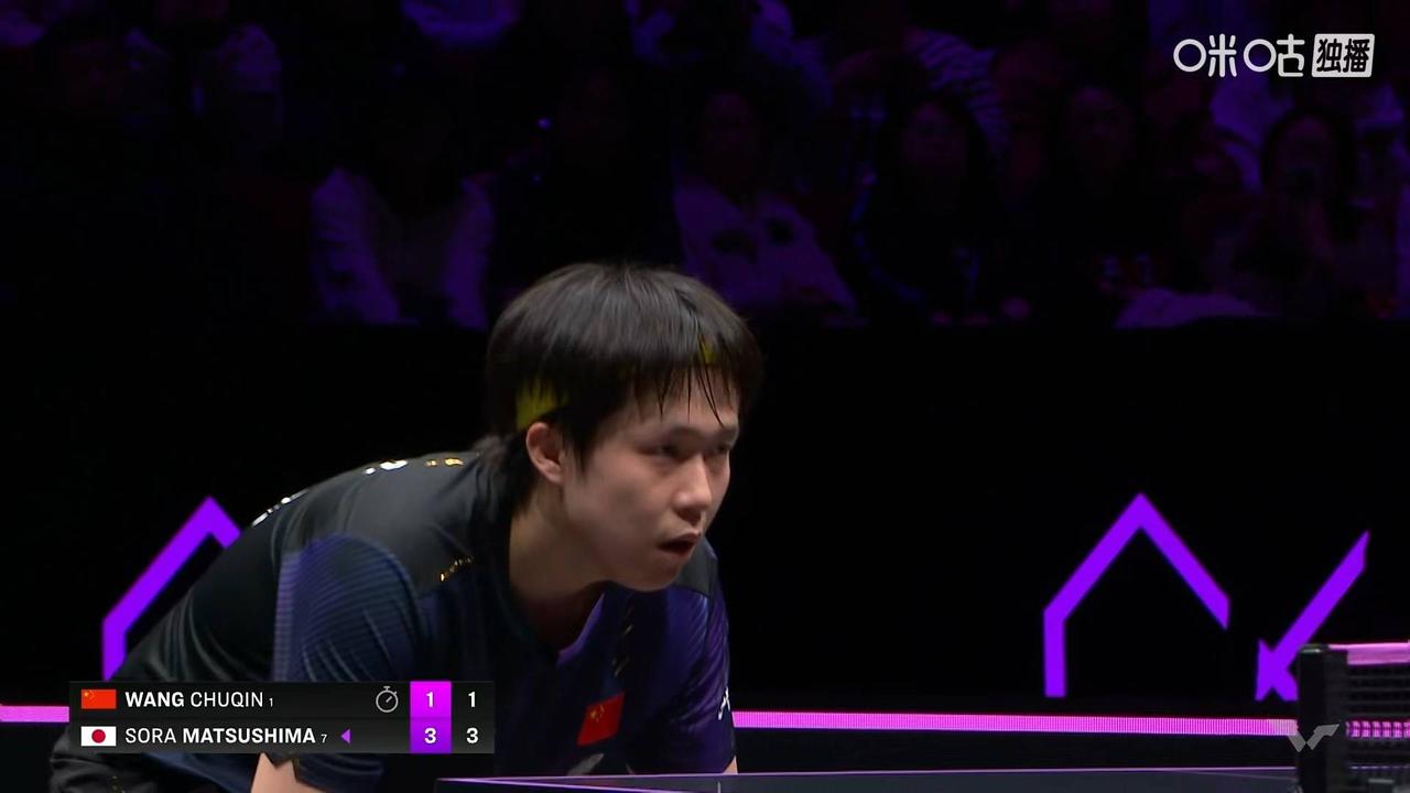 松岛辉空肉眼可见的涨球了，这可不是个好消息！
       香港总决赛王楚钦是在