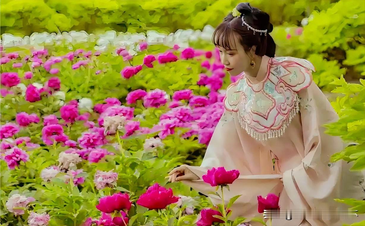 下联：芍药红香花事深
上联：有请雅士[玫瑰][玫瑰][玫瑰]