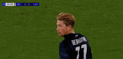 德布劳内这职业态度真的是无可挑剔！
欧冠首轮那不勒斯做客曼城，德布劳内也得到了重