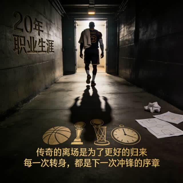 离场不是退缩，是蓄力再战！詹皇赛后径直离场，藏着湖人老将最硬的风骨
 
沉默的转