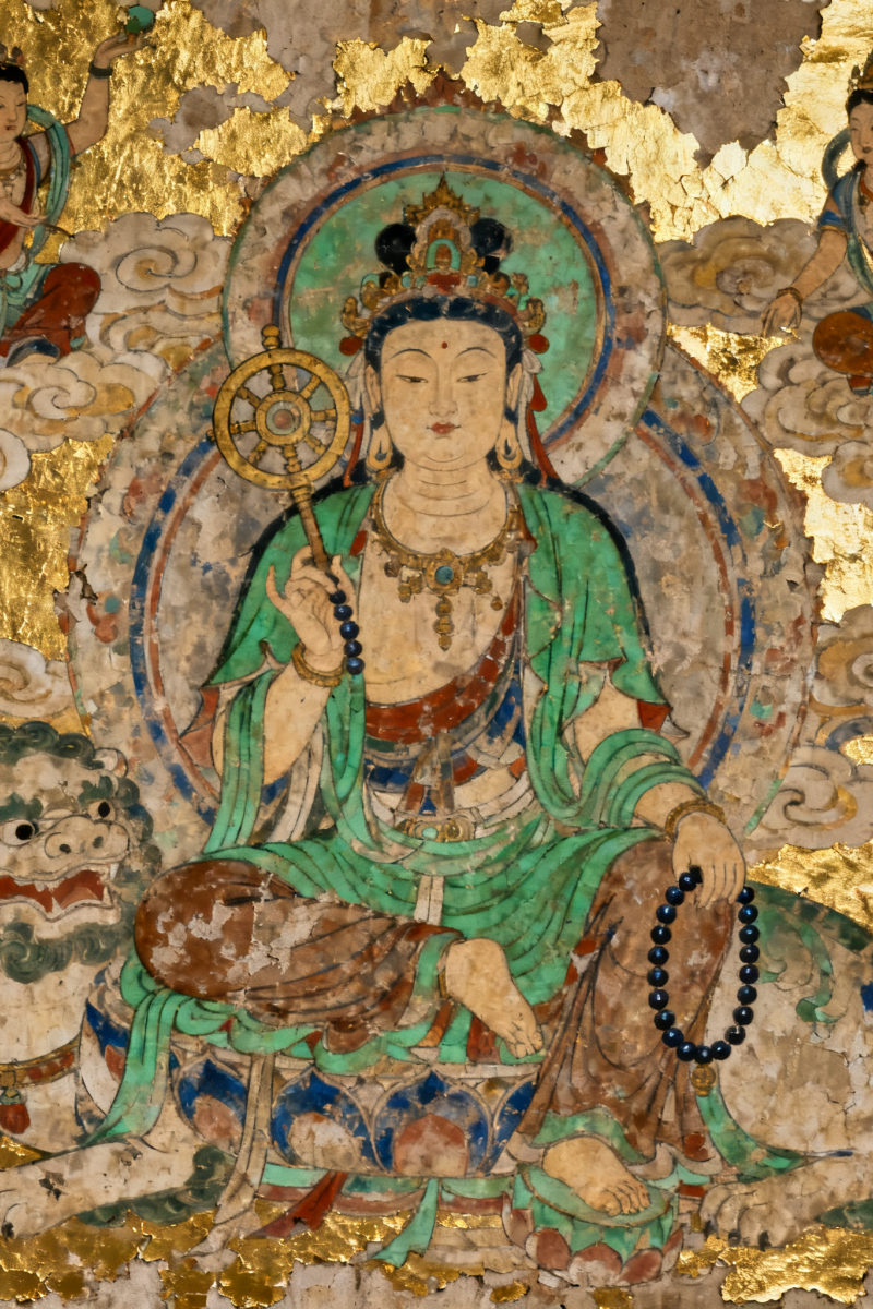 恳请文殊菩萨赐我通透智慧，看透世事本质。不困于得失、不忧于未来，活在当下、心境豁