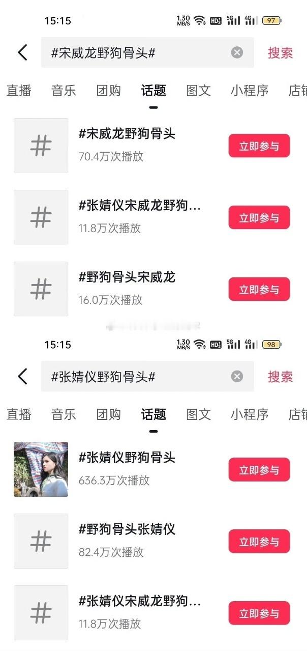 娱乐宋威龙张婧仪野狗骨头角色全平台热度 宋威龙张婧仪《野狗骨头》未播先爆，全平台