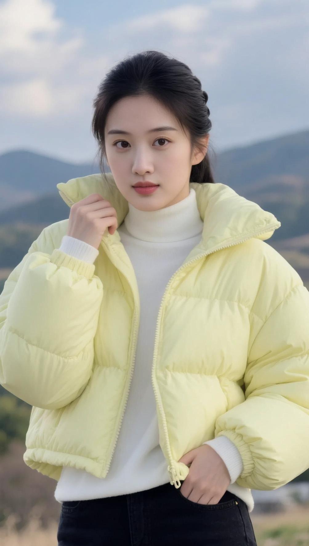 AI亮黄生活照  抖音ai创作