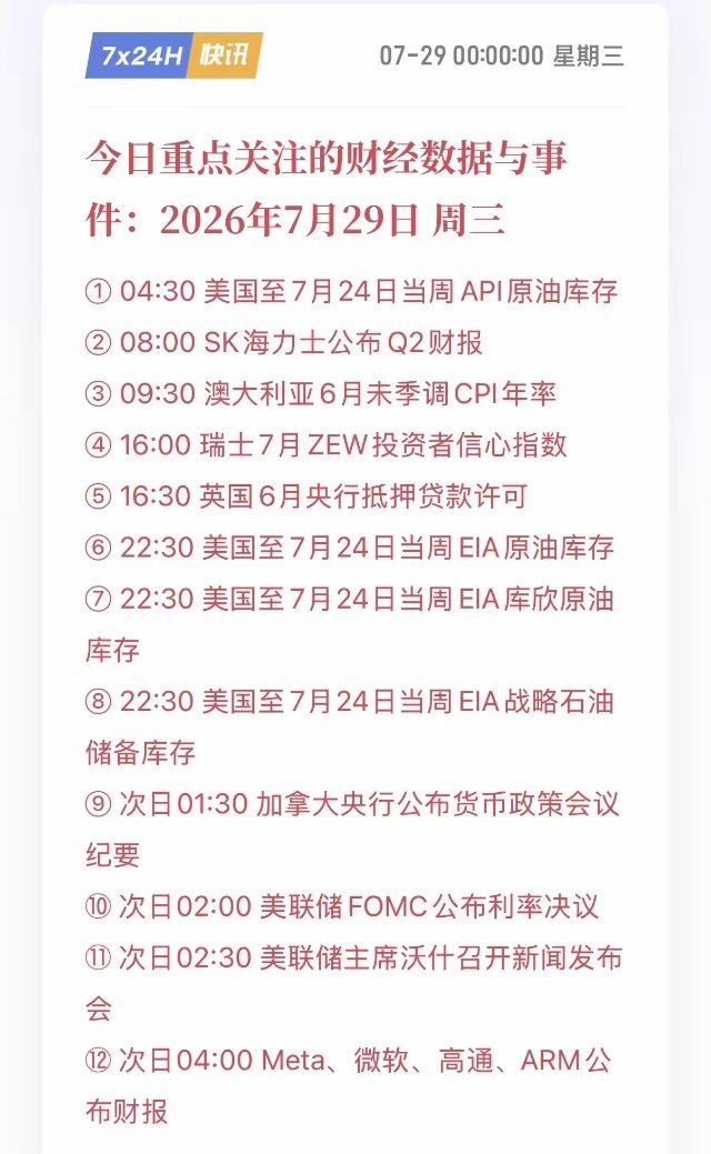 7.29今晚属于高波动窗口期，很容易出现双向插针、来回扫荡。给交易的几条实在建议