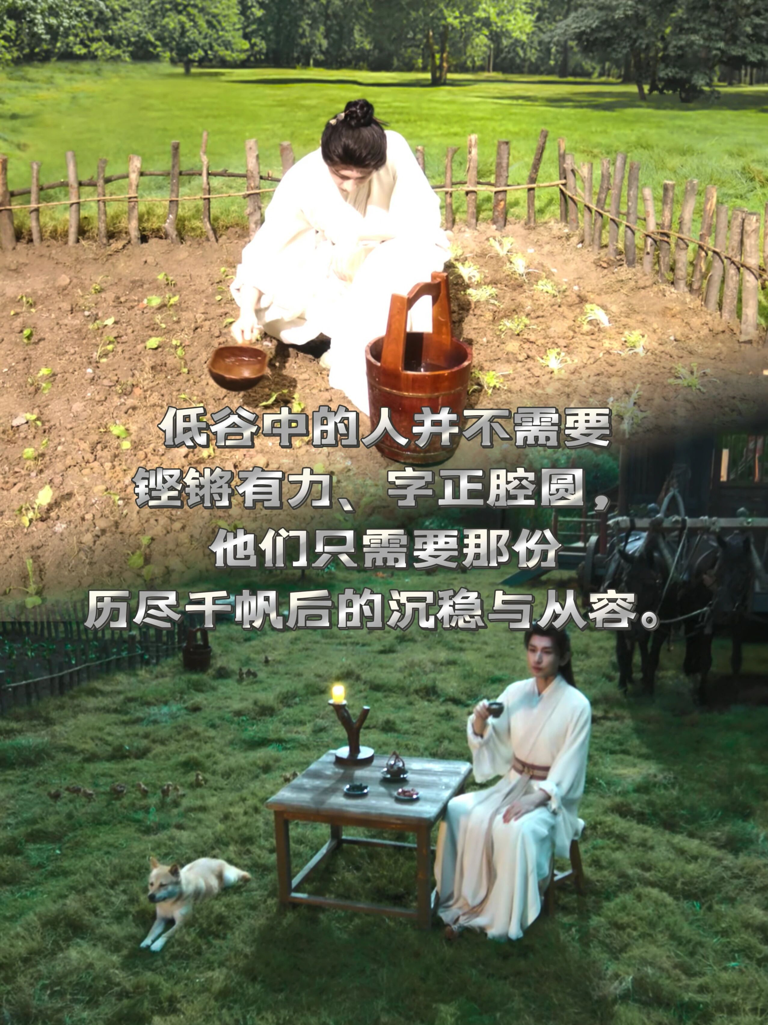 千帆过尽，归于田园，李莲花的从容，藏在一院清茶与晚风之中。 