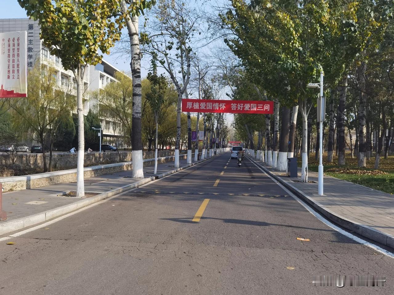 长长的大中路（摄于南开大学八里台校区）
