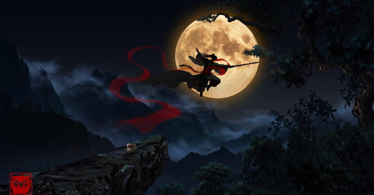 红绸还在，少年已远，只剩莲花依旧。古风插画 武侠风 莲花楼 莲花楼成毅