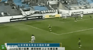 中国足球先生杜震宇尽显足球天分的进球[给力][给力]
2008年亚冠联赛，长春亚