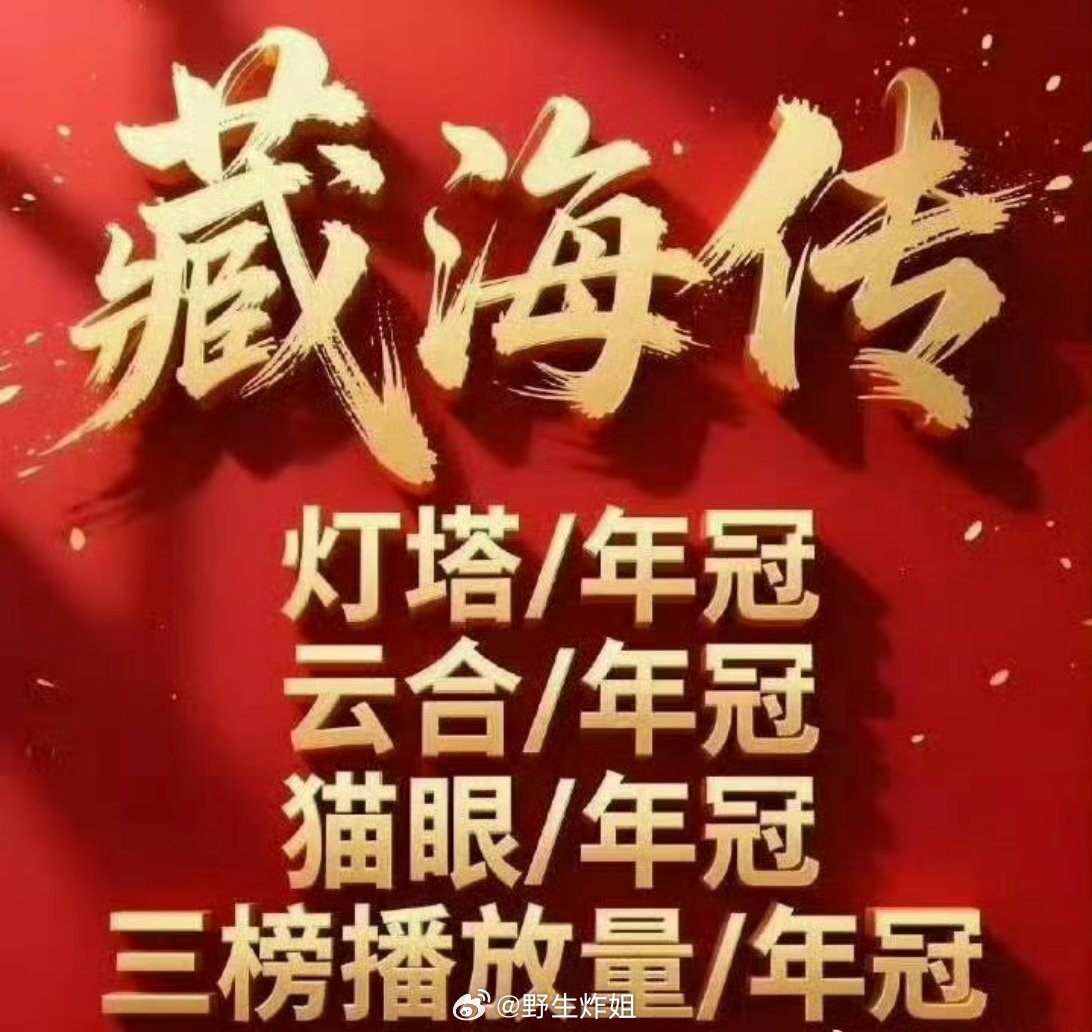 我的天啊，肖战主演的《藏海传》的播出实绩汇总，这么拉出来看真的是现象级大爆剧的赶
