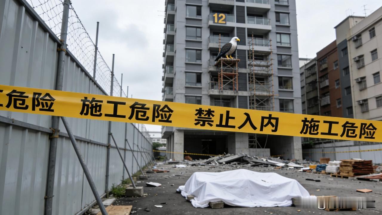 太惨了！新北市一工地复工首日便酿悲剧，建筑工人高层坠落，当场身亡。劳动局表示，已