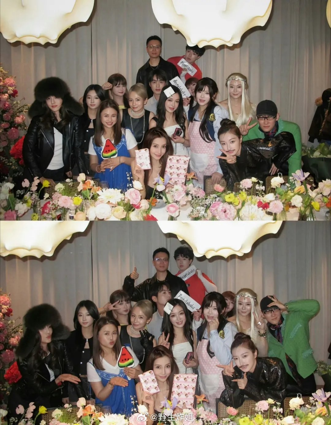 ab见证娱乐圈没有真朋友生日会除了吴千语，一个圈内的都没。想当年世纪婚礼，到场内