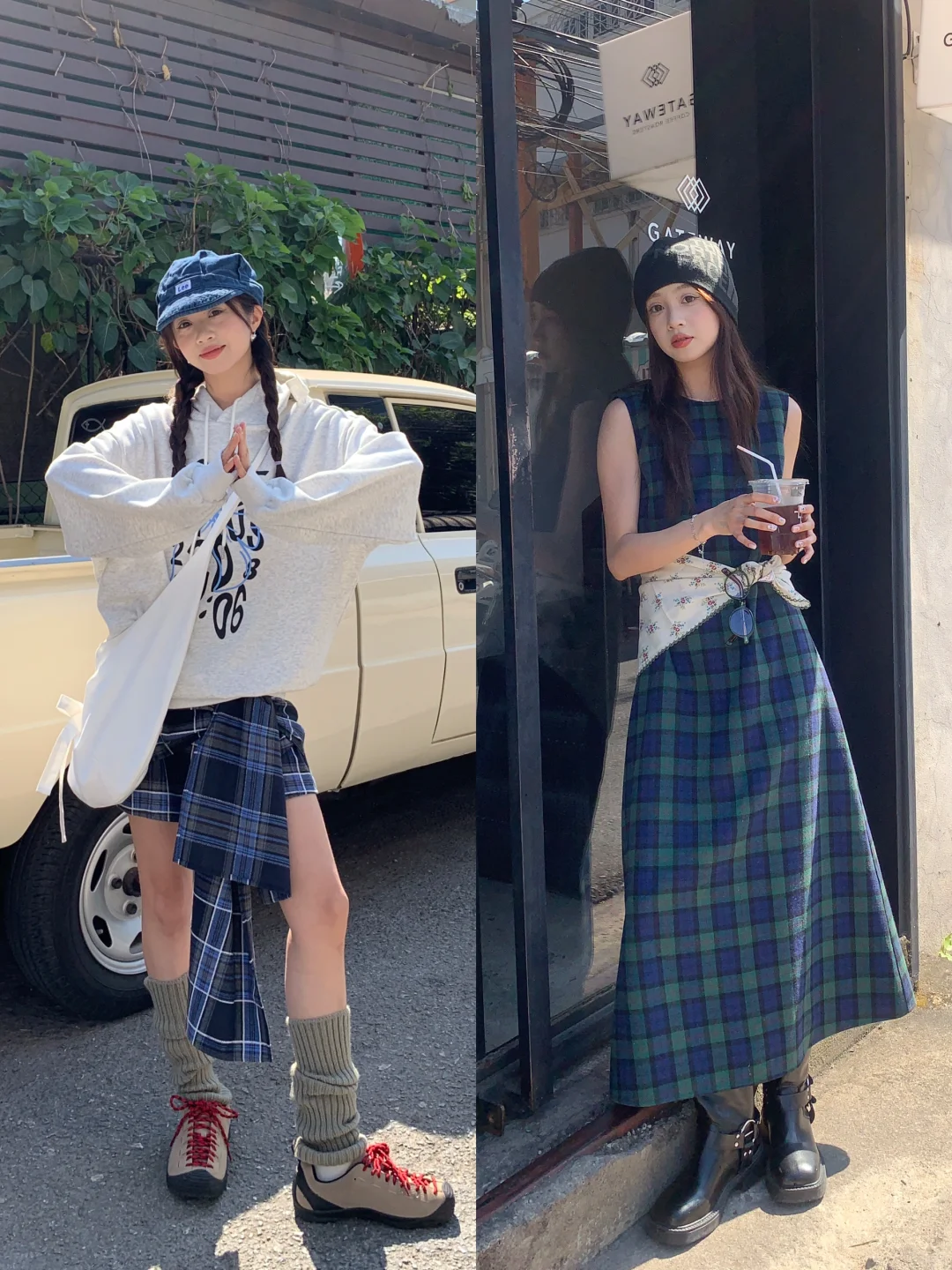 OOTD｜会反复的爱上格子穿搭系列