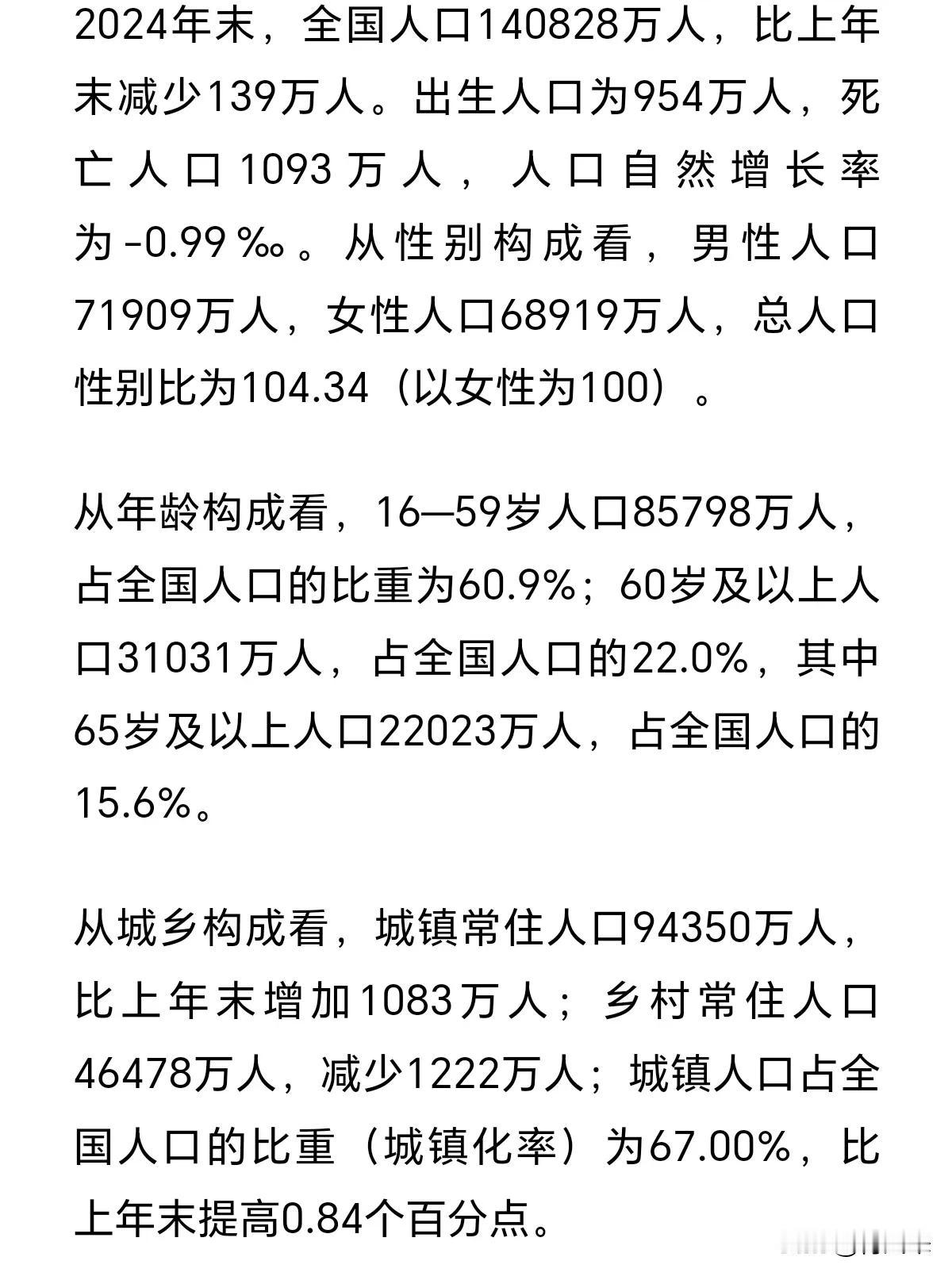 人口总体减少。
人口老龄化愈发严重。
劳动人口愈发不足。
老年人越来越多，养老金