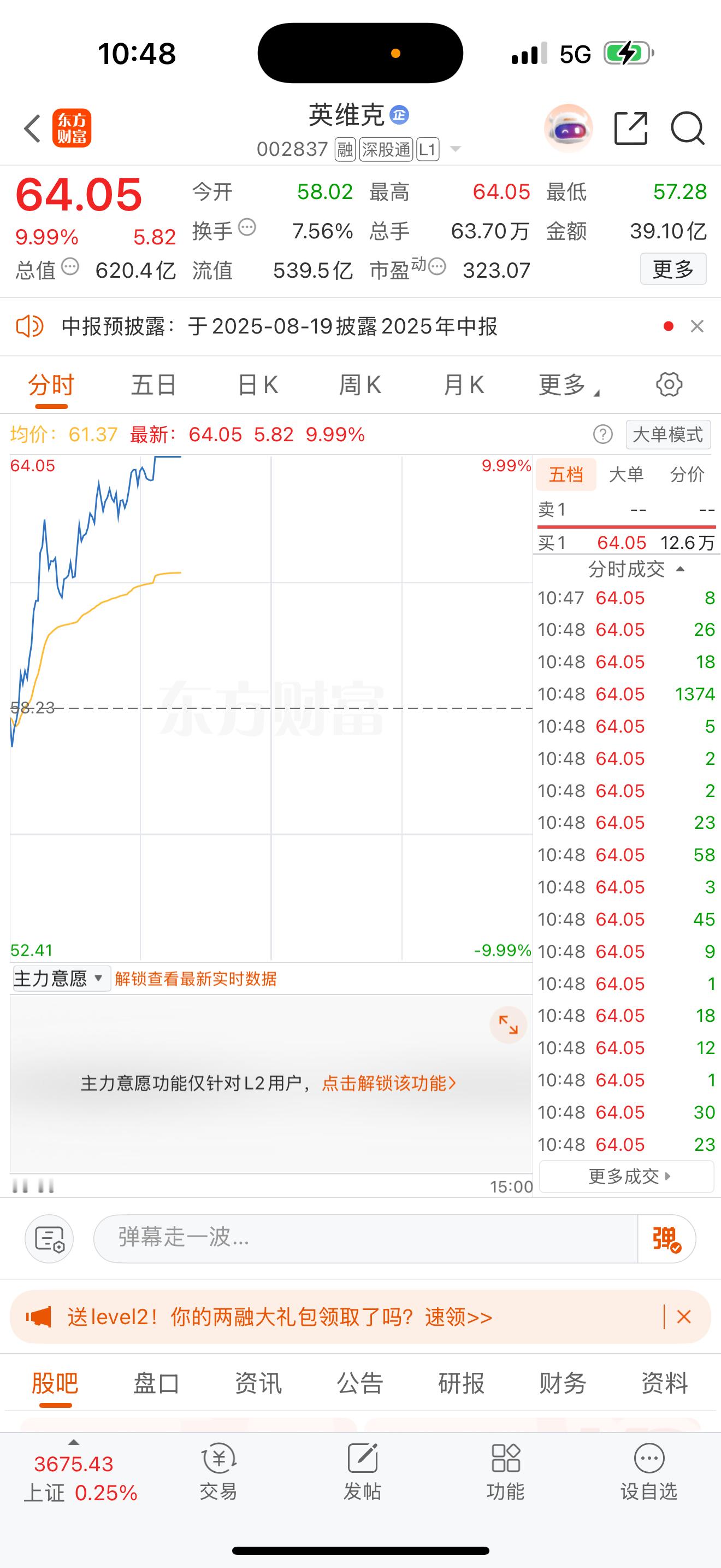 🎉 开心快乐！英维克涨停！ 🎉兄弟们，今天是个好日子！涨停的那一刻，老韭就知
