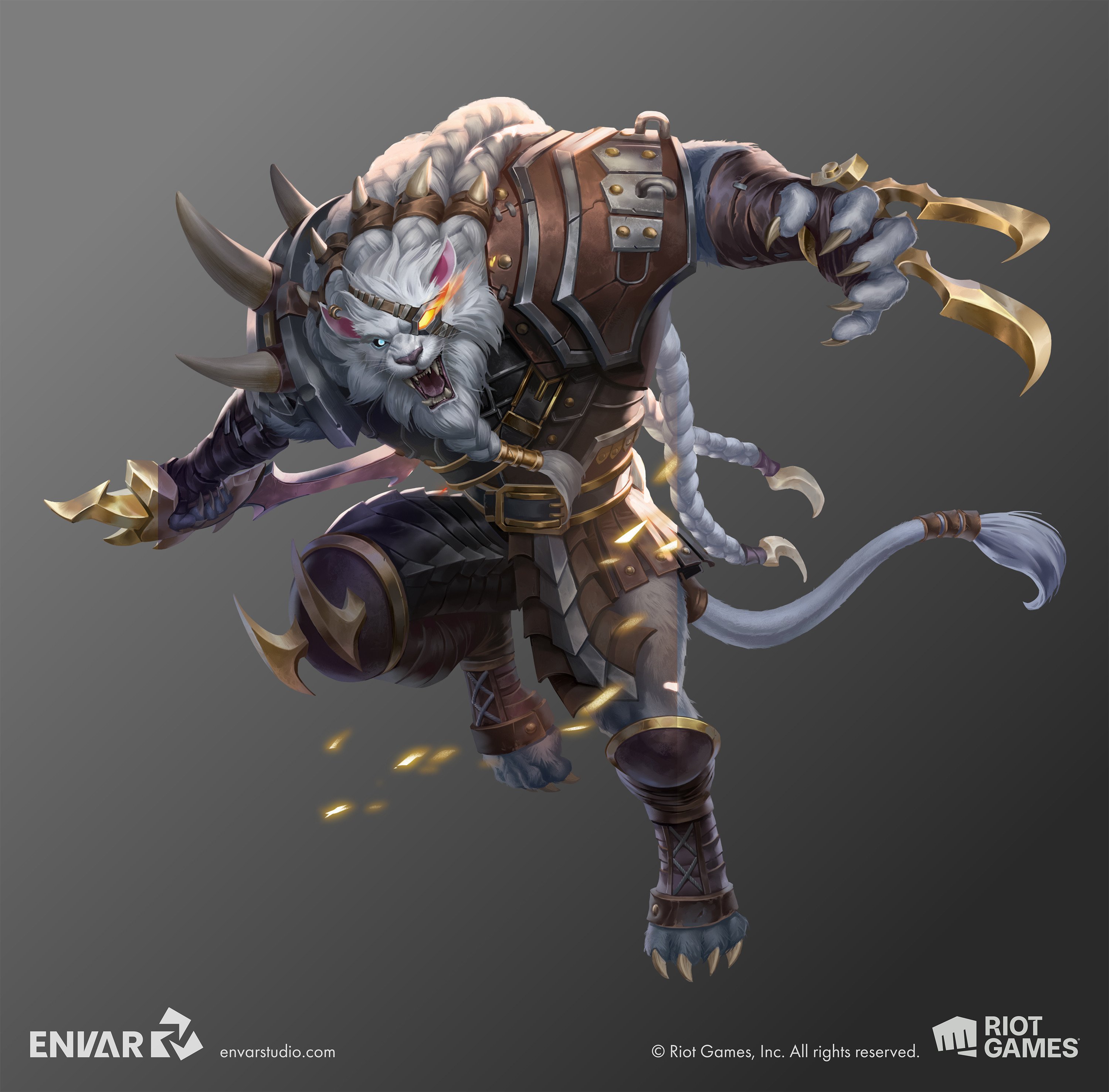 傲之追猎者 雷恩加尔插画英雄联盟