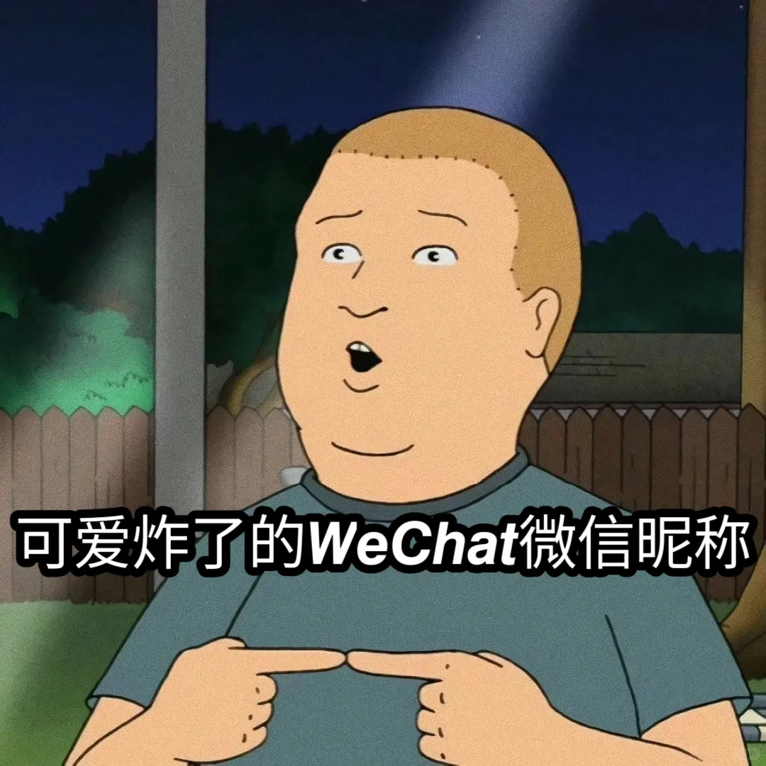 可爱炸了的𝙒𝙚𝘾𝙝𝙖𝙩微信昵
