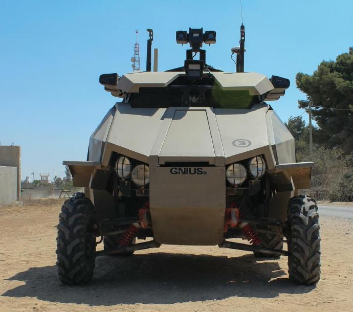 每天认识一件兵器 以色列“守护者”无人车“守护者”（Guardium）无人车是以