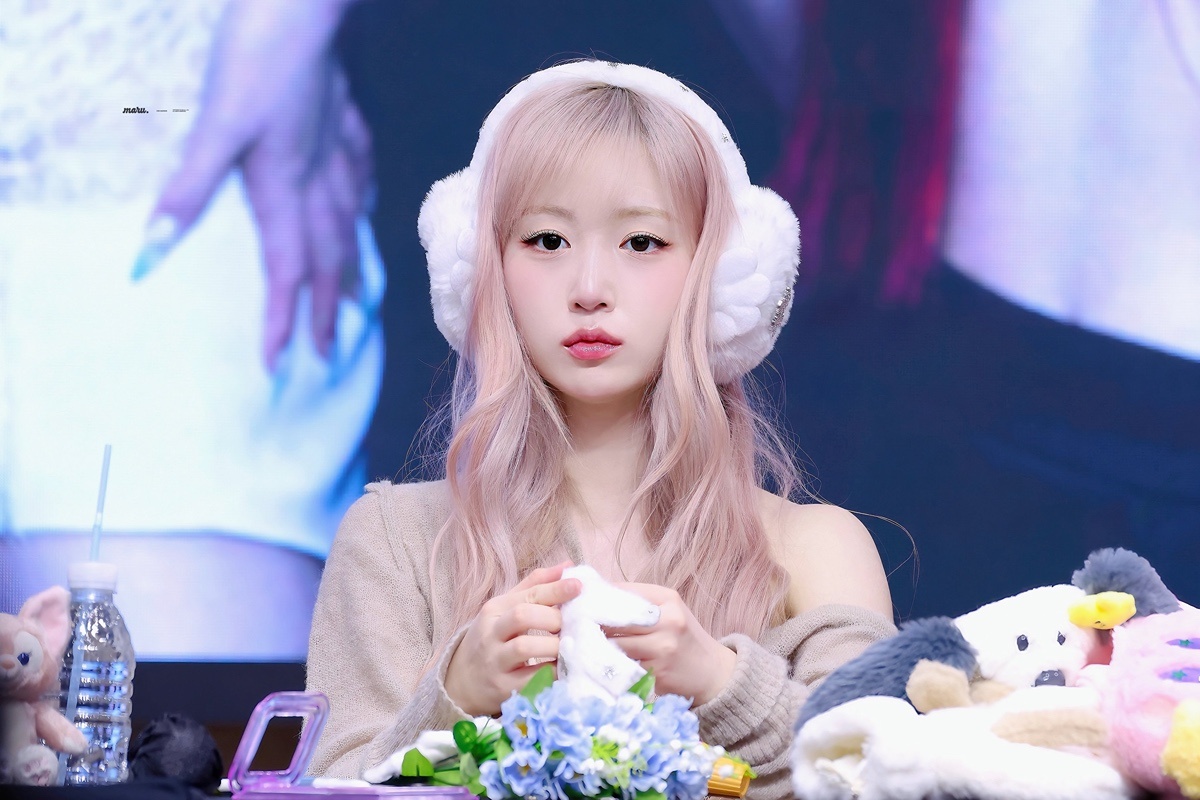 第一次把头发染成粉色的吴海媛，美美的