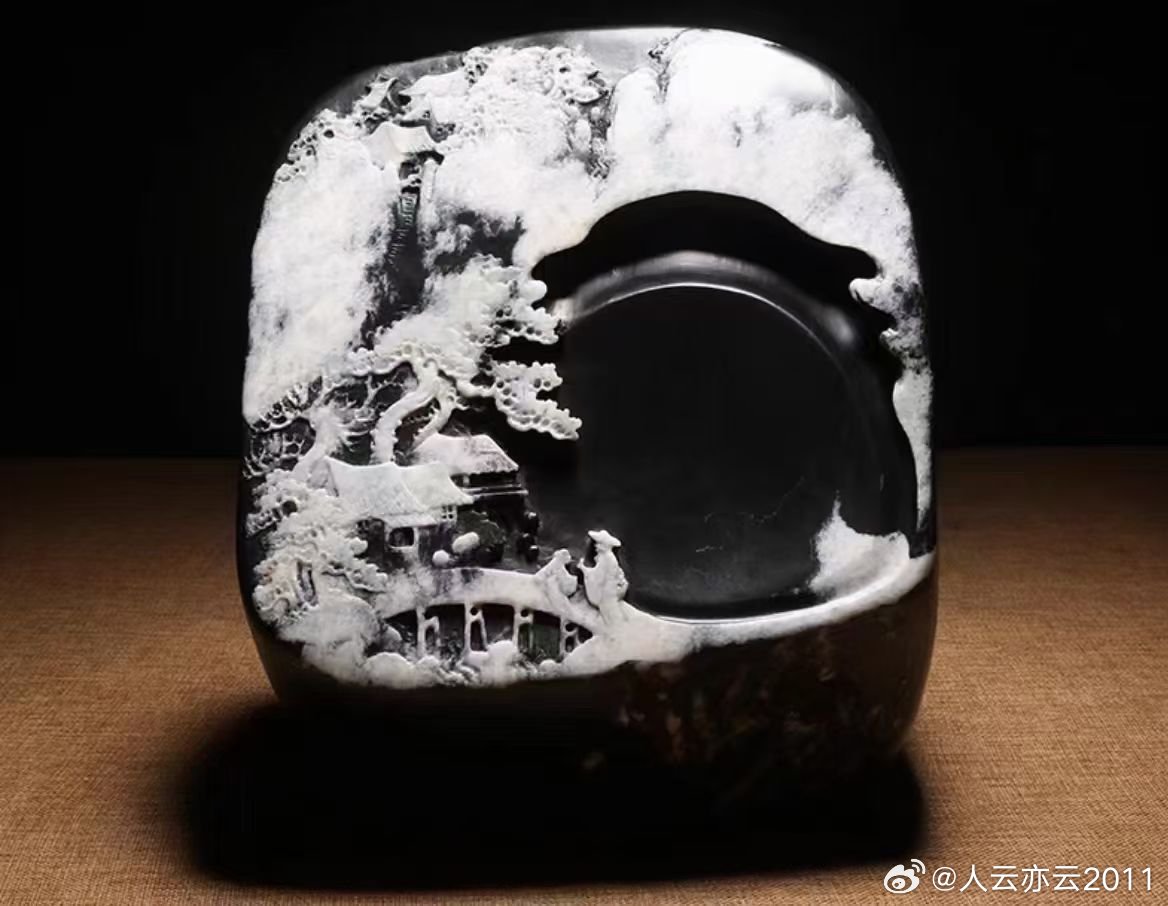 【精品展示】（二）砚台系列（3）：歙砚❸～～晓舟作品⑬。与师友们分享，一手货源，