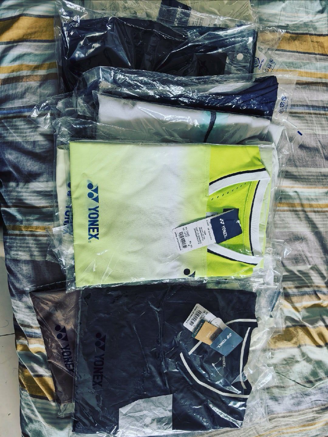 yonex与网球 澳网的衣服，虽迟但到，明天穿着去打比赛