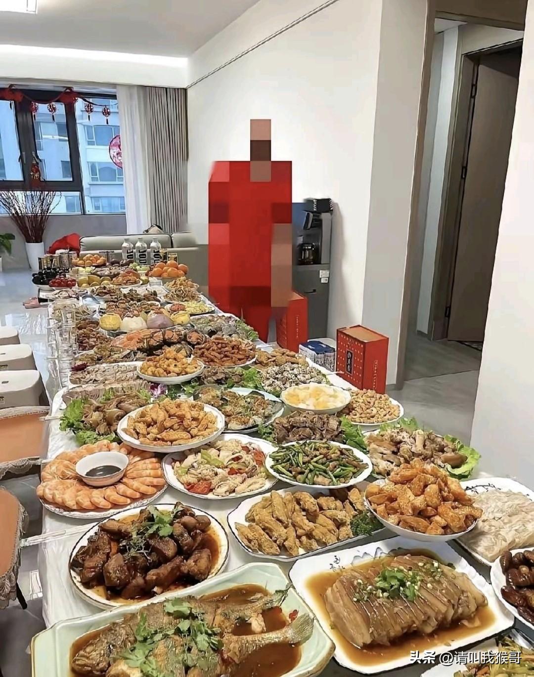 丰盛是丰盛，但是还是比较浪费