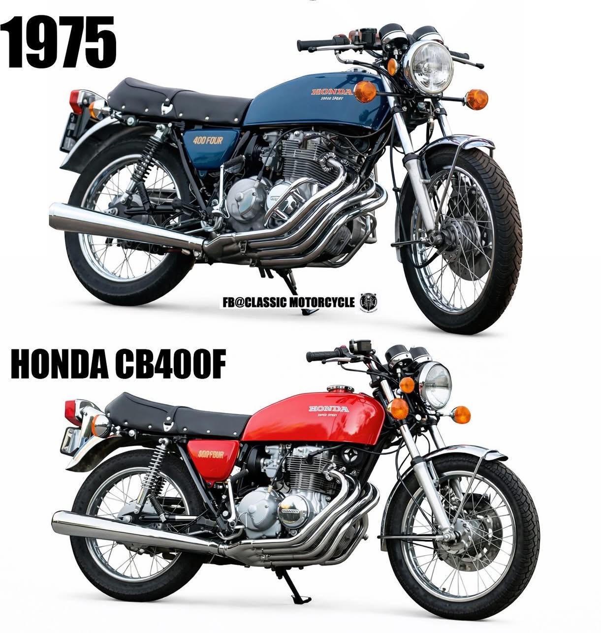 1975 Honda 本田CB400F原来是这样的……