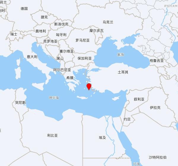 【欧洲地中海地震中心】发布，2025-11-11 11:00:11 在 多德卡尼