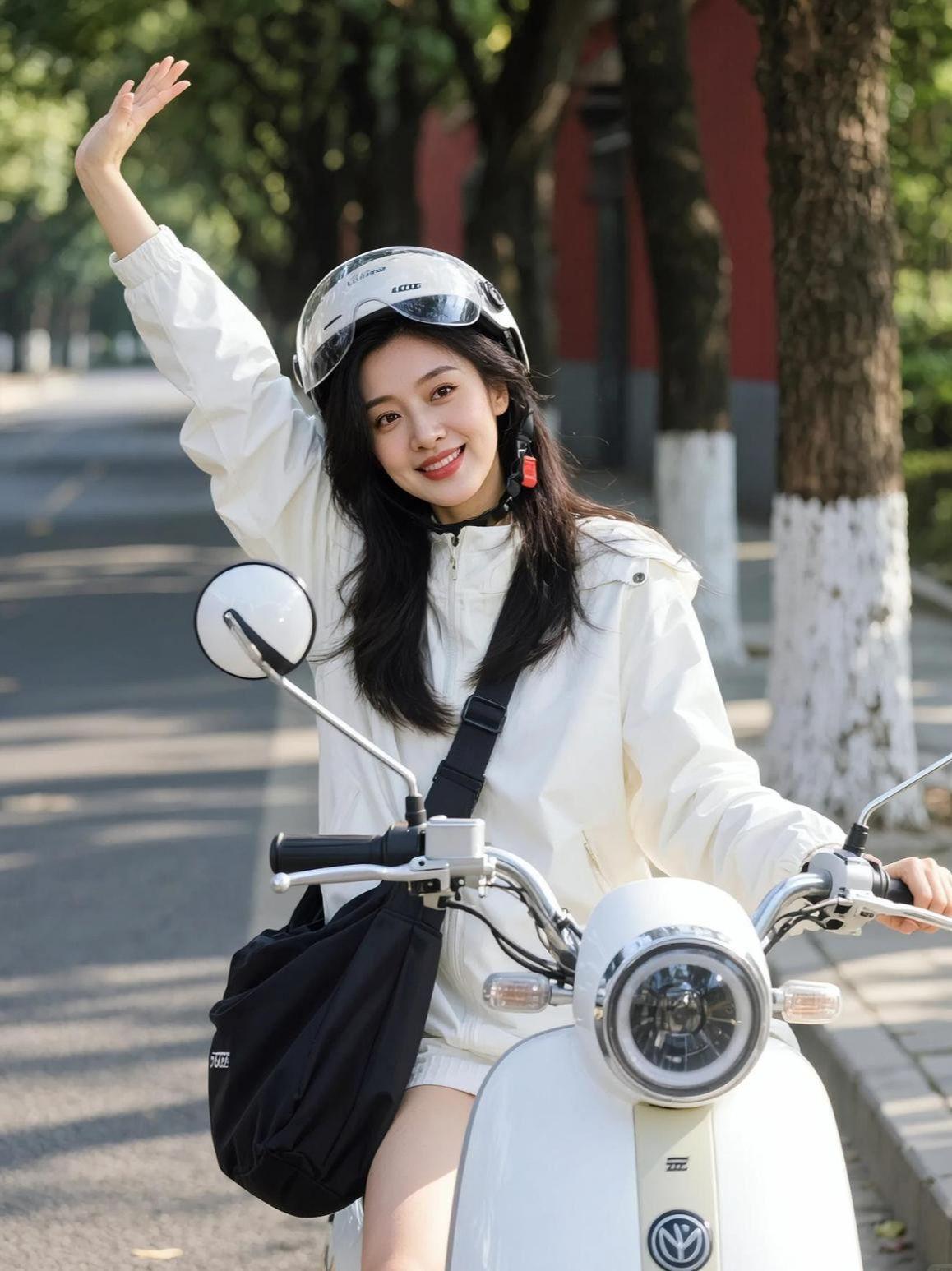 AI韩系清新照 抖音ai创作 形象照拍摄 大学 艺术生