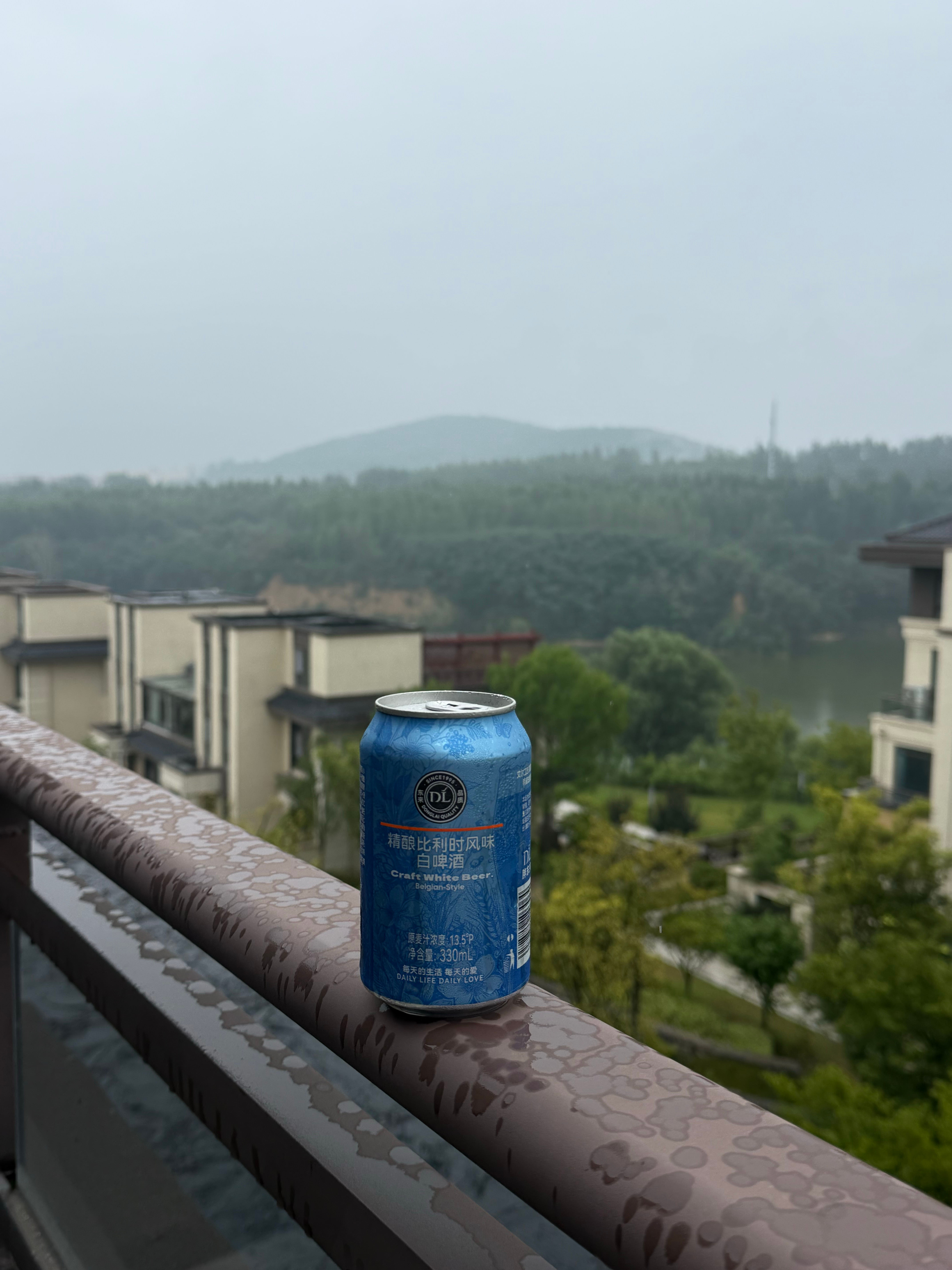 总有些叛逆在身上，偏要冒着小雨来露台吹风～ ​​​