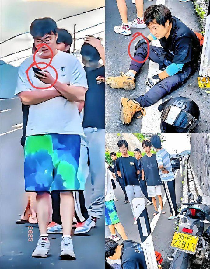 太让人气愤了，
宁波保时捷车主逆行撞倒摩托后，
看看这位少爷他第一时间都做了些什