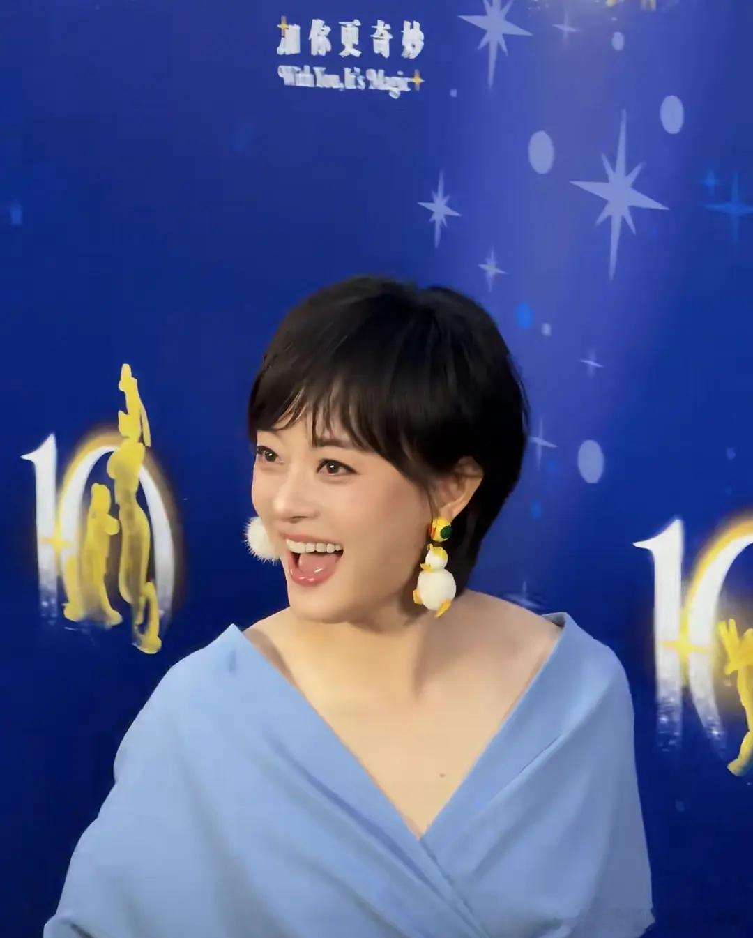 孙俪今天状态怎么样，感觉和他家小孩儿长得好像啊