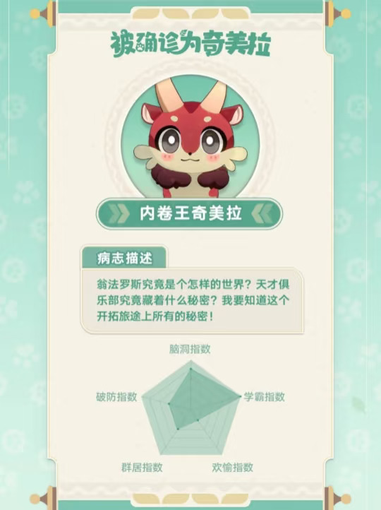 被确诊为星穹铁道奇美拉了！你也快来测测吧？