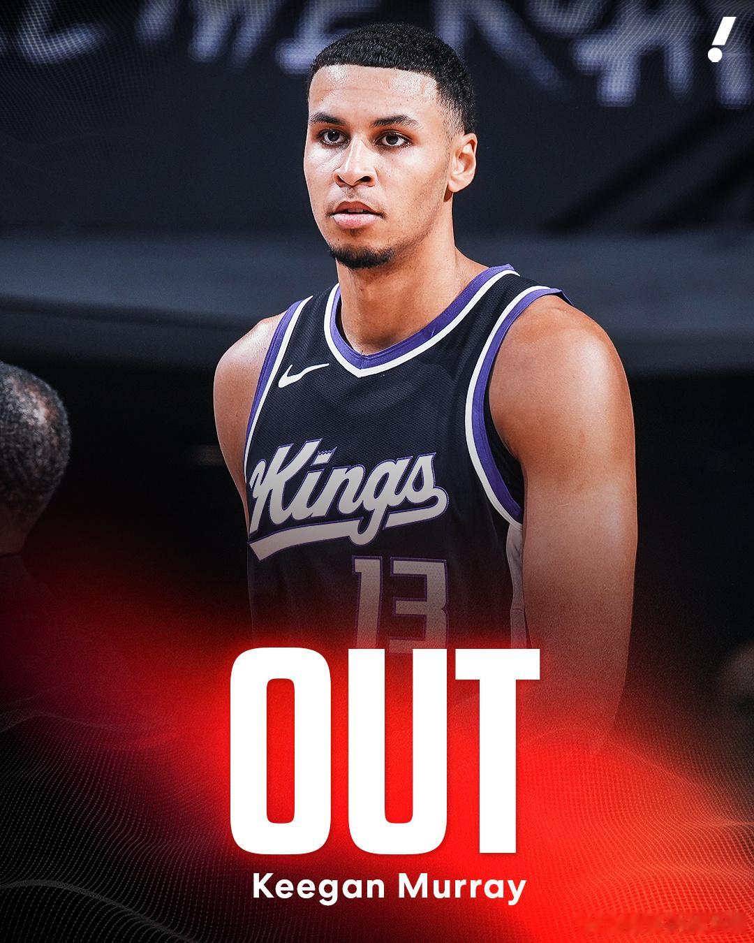 基根-穆雷遭遇左手拇指尺侧副韧带撕裂，将接受手术并至少缺席4-6周！基根-穆雷是