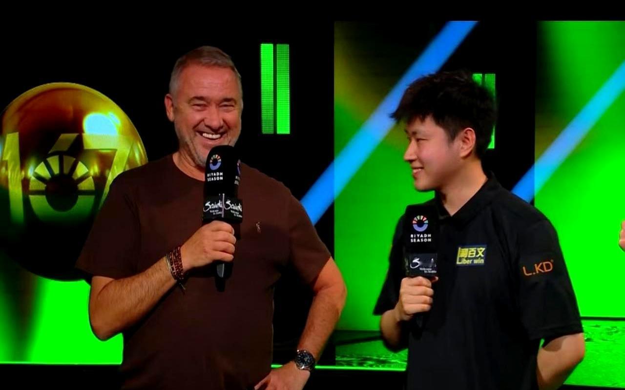 熬夜看完赵心童对阵墨菲，结果很舒服。小赵4比2赢了比赛，今天表现确实稳。墨菲长台