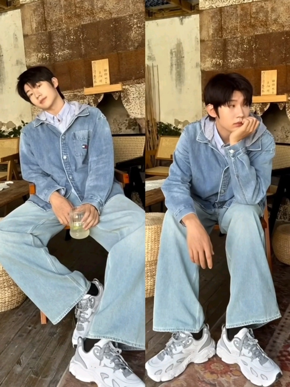 吴俊霆牛仔衣梦男吴俊霆打开衣柜全是牛仔衣超燃青春的合唱 不考古不知道，一考古吓一