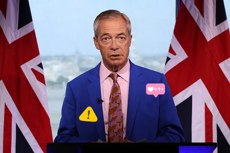英国新消息！

受涉嫌违规收受资金丑闻影响，英国改革党党首奈杰尔·法拉奇7日宣布