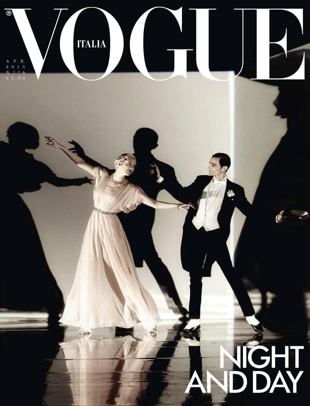 意大利版《VOGUE》杂志经典封面大片，团队的审美诠释了什么叫“VOGUE”。 