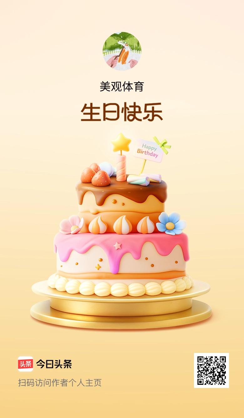 今天是我的生日，时间过得真快，感恩所有的相遇和陪伴，快来祝我生日快乐吧！🎂🎉
