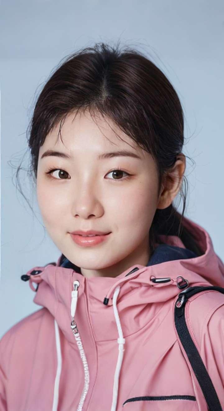 AI扩图 AI甜美证件风