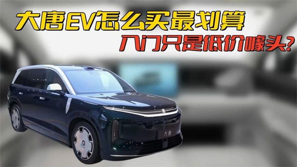 大唐EV怎么买最划算，哪个配置性价比最高，入门版只是低价噱头吗